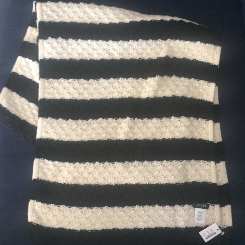 NWT. J. Crew striped scarf